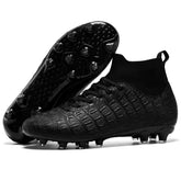 Men’s High-Top Football Training Shoes – Sock-Style Cleats for Soccer & Outdoor Sports